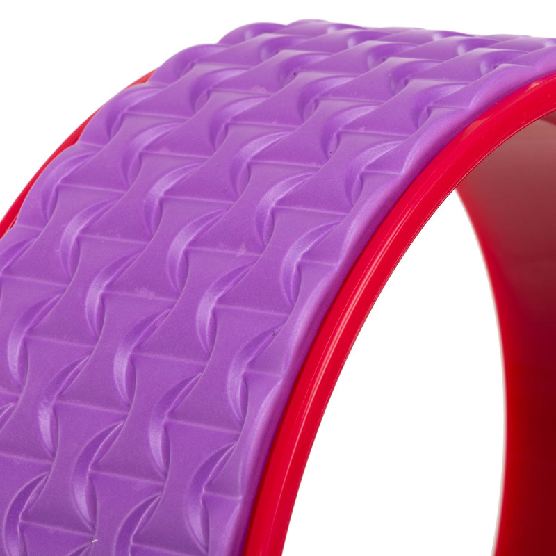 Колесо для йоги масажне SP-Sport Fit Wheel Yoga FI-2437 фіолетовий-рожевий