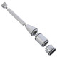 Біта сталева булава для кросфіту розсувна Adjustable Macebell MDbuddy FI-2513 1шт вага 12кг хром
