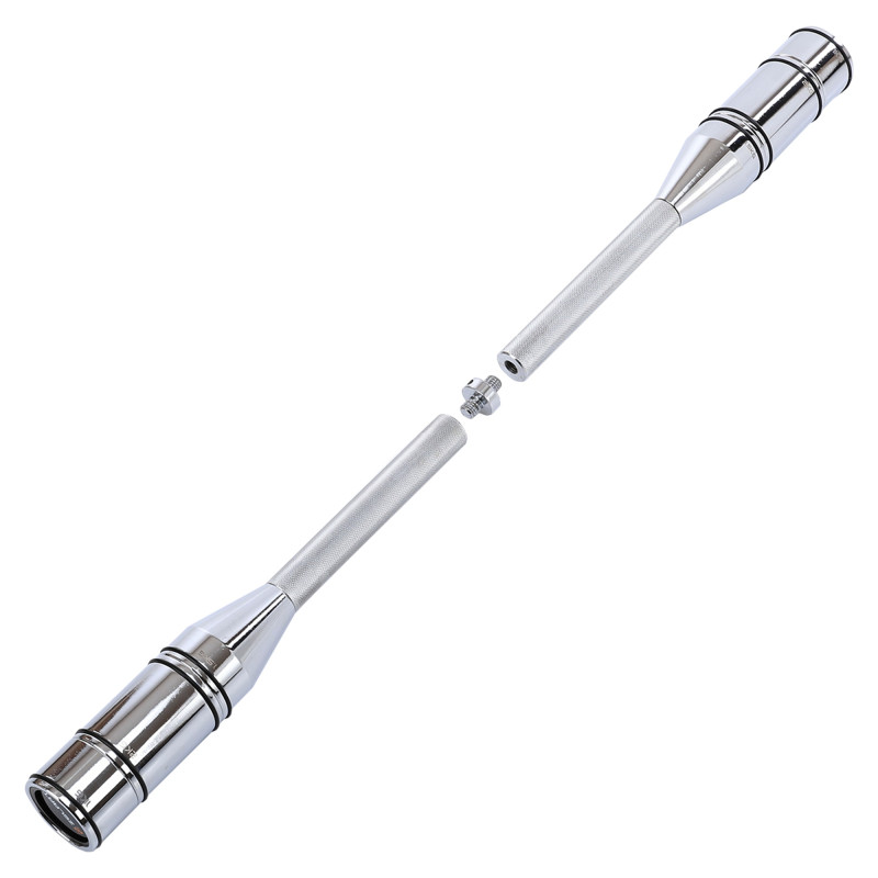Біта сталева булава для кросфіту розсувна Adjustable Macebell MDbuddy FI-2513 1шт вага 12кг хром