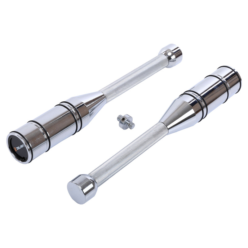 Біта сталева булава для кросфіту розсувна Adjustable Macebell MDbuddy FI-2513 1шт вага 12кг хром