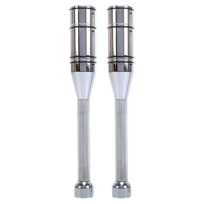 Біта сталева булава для кросфіту розсувна Adjustable Macebell MDbuddy FI-2513 1шт вага 12кг хром