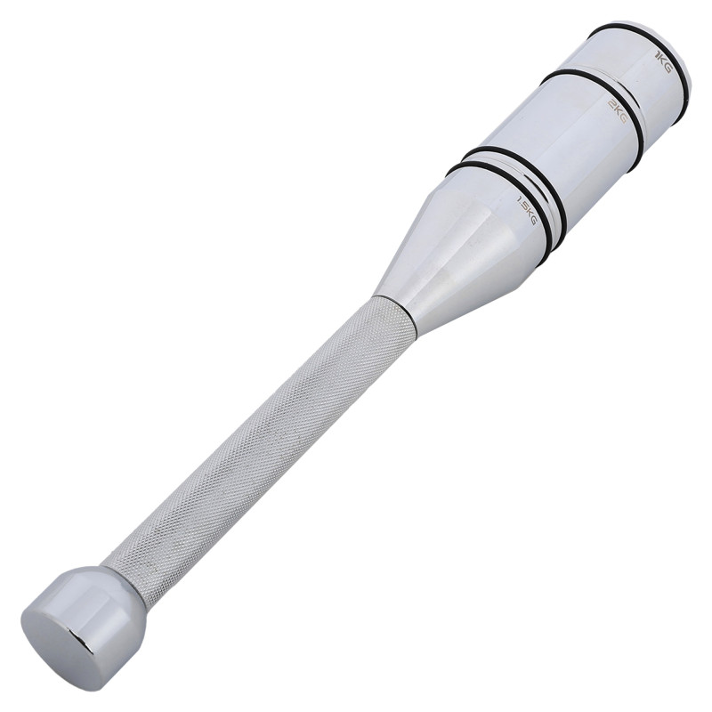 Біта сталева булава для кросфіту розсувна Adjustable Macebell MDbuddy FI-2513 1шт вага 12кг хром