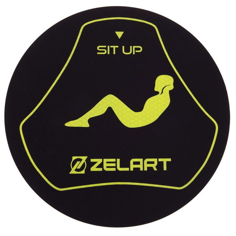 Набір кіл-маркерів для вправ Zelart FI-2569 10шт чорний