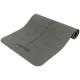 Килимок для йоги та фітнесу TPE двошаровий Zelart FI-2579 (MD9038) 183x61x0,6см сірий