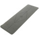 Килимок для йоги та фітнесу TPE двошаровий Zelart FI-2579 (MD9038) 183x61x0,6см сірий