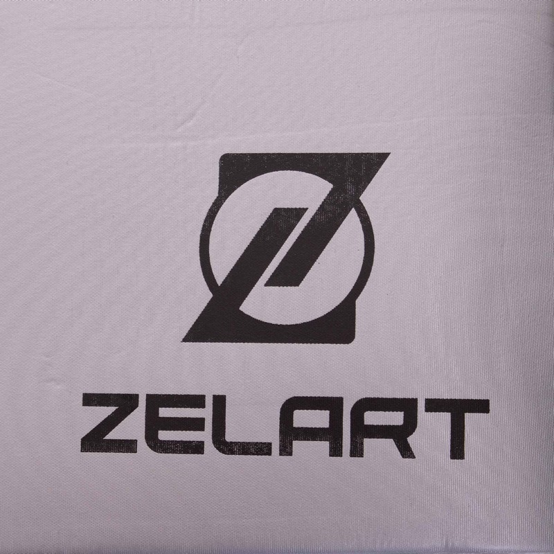 Килимок для фітнесу та спорту з люверсами для зберігання Zelart FI-2580 120x60x0,8см сірий-чорний