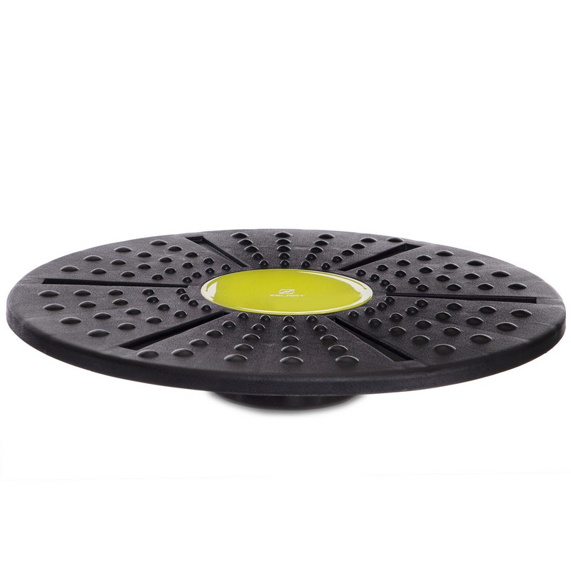 Диск балансувальний балансборд BALANCE BOARD Zelart FI-2581 38х8см чорний-зелений