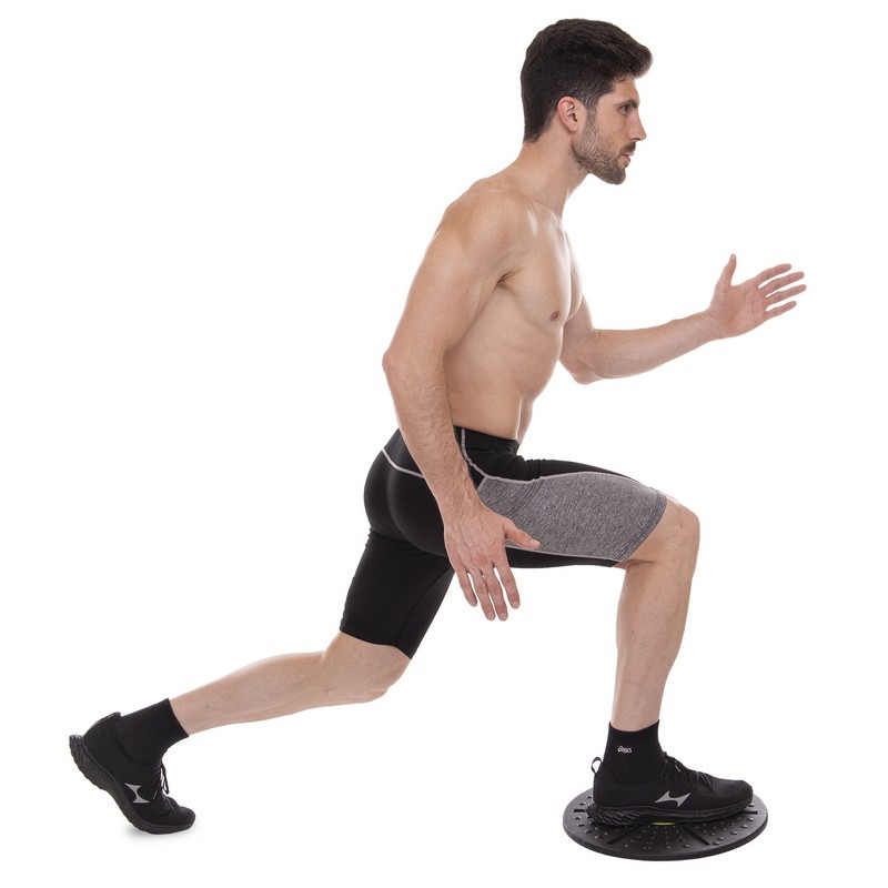 Диск балансувальний балансборд BALANCE BOARD Zelart FI-2581 38х8см чорний-зелений