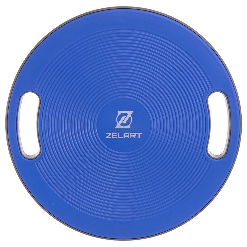 Диск балансувальний балансборд BALANCE BOARD Zelart FI-2583 40х8см синій-сірий