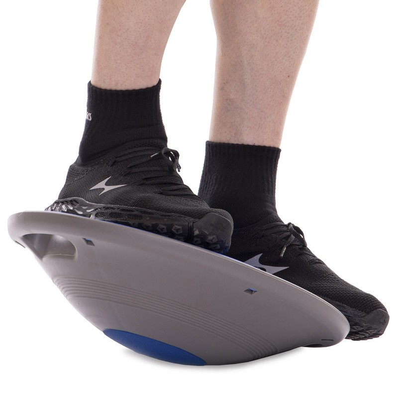 Диск балансувальний балансборд BALANCE BOARD Zelart FI-2583 40х8см синій-сірий