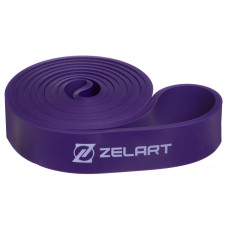 Гума петля для підтягувань та тренувань стрічка силова Zelart POWER LOOP FI-2606-3 20-45кг фіолетовий