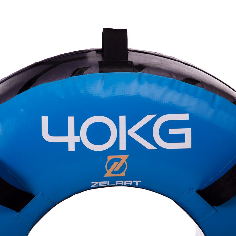 Шина покришка для кросфіту Zelart FI-2610-40 40кг синій