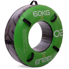 Шина покришка для кросфіту Zelart FI-2610-60 60кг зелений