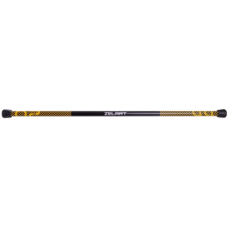 Бодібар Body Bar Zelart FI-2611-2 вага 2 кг чорний-жовтий