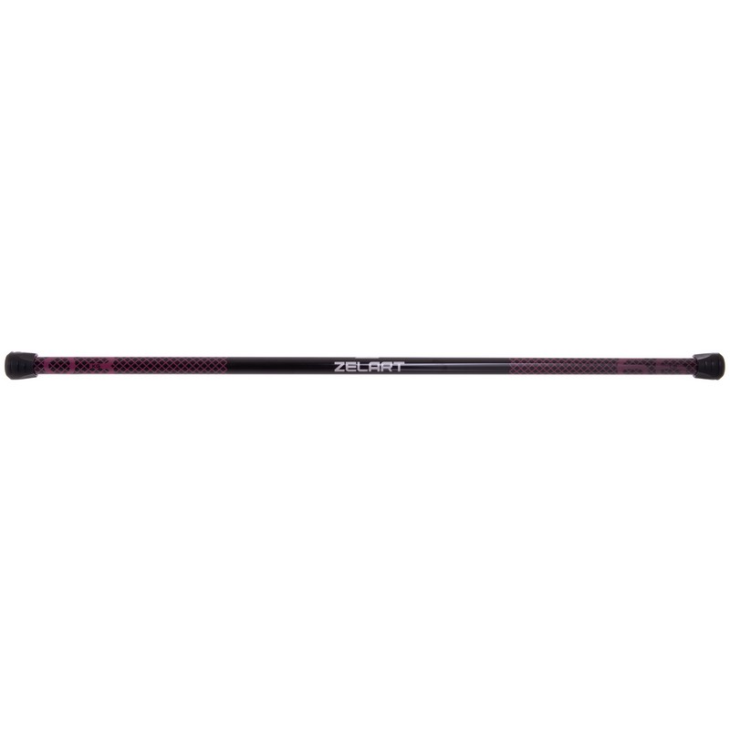 Бодібар Body Bar Zelart FI-2611-3 вага 3 кг чорний-фіолетовий
