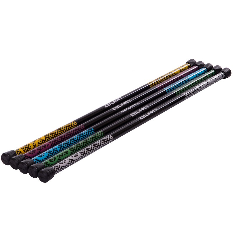 Бодібар Body Bar Zelart FI-2611-3 вага 3 кг чорний-фіолетовий