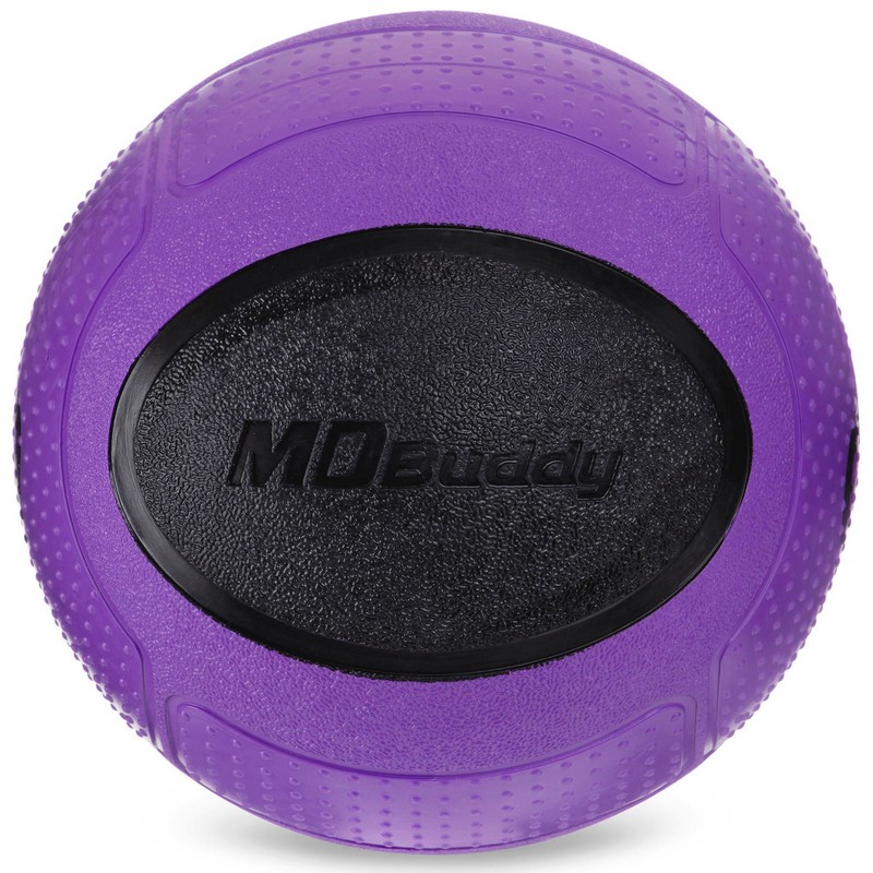 Медбол м'яч медичний Medicine Ball Zelart FI-2620-1 1кг фіолетовий-чорний