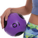 Медбол м'яч медичний Medicine Ball Zelart FI-2620-1 1кг фіолетовий-чорний