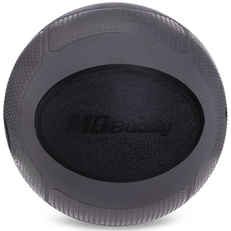 Медбол м'яч медичний Medicine Ball Zelart FI-2620-10 10кг сірий-чорний