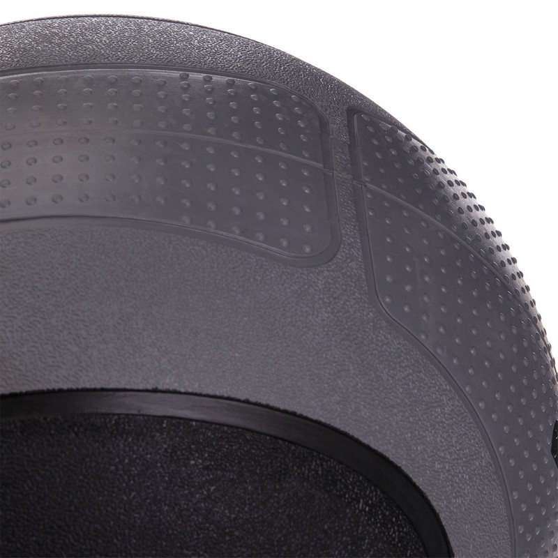 Медбол м'яч медичний Medicine Ball Zelart FI-2620-10 10кг сірий-чорний