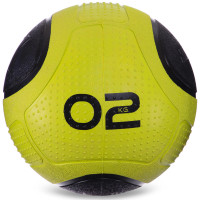 Медбол м'яч медичний Medicine Ball Zelart FI-2620-2 2кг зелений-чорний