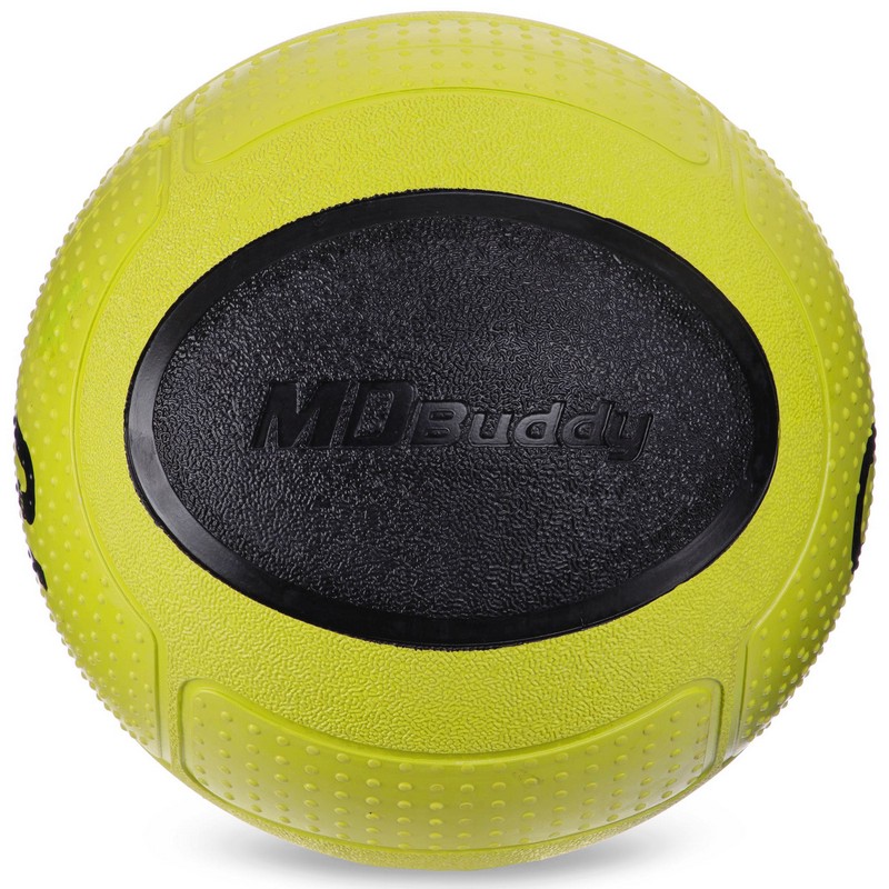 Медбол м'яч медичний Medicine Ball Zelart FI-2620-2 2кг зелений-чорний