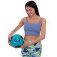 Медбол м'яч медичний Medicine Ball Zelart FI-2620-3 3кг синій-чорний