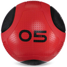 Медбол м'яч медичний Medicine Ball Zelart FI-2620-5 5кг червоний-чорний