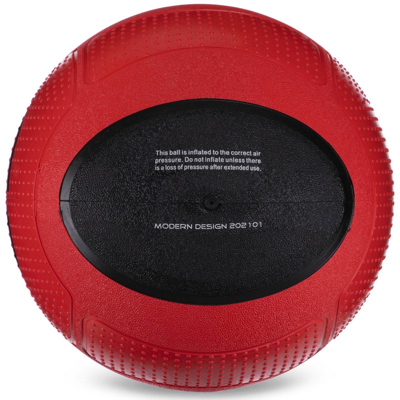 Медбол м'яч медичний Medicine Ball Zelart FI-2620-5 5кг червоний-чорний