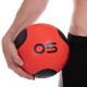 Медбол м'яч медичний Medicine Ball Zelart FI-2620-5 5кг червоний-чорний