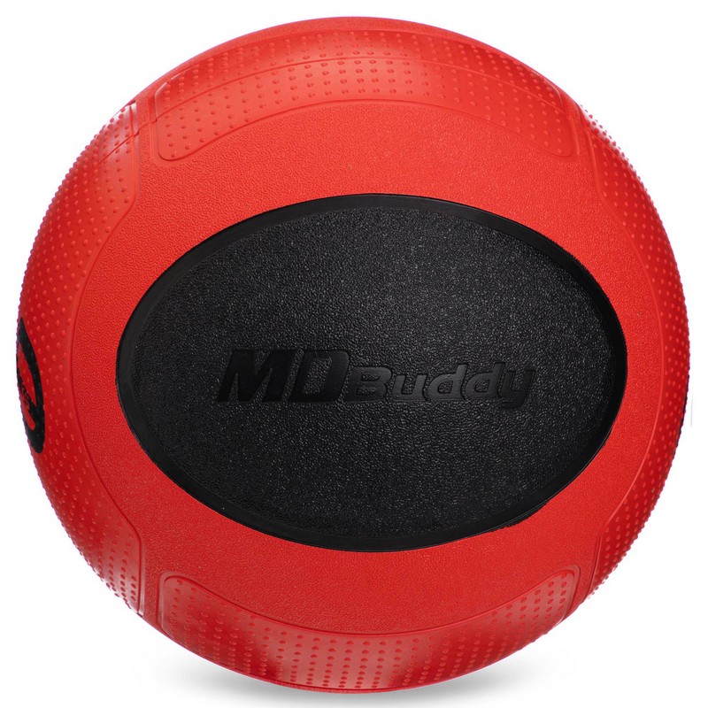 Медбол м'яч медичний Medicine Ball Zelart FI-2620-9 9кг червоний-чорний
