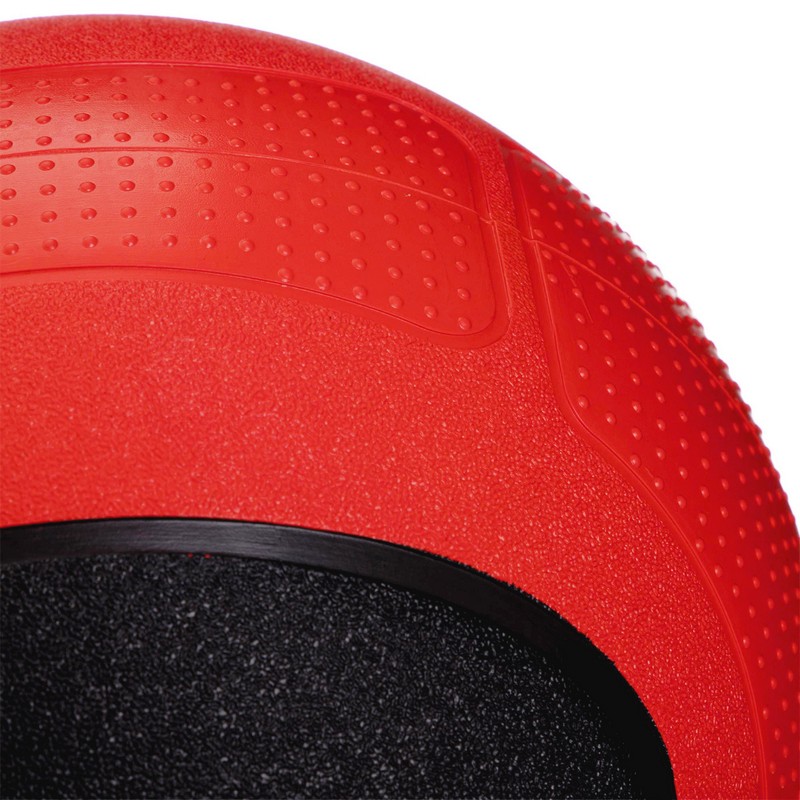 Медбол м'яч медичний Medicine Ball Zelart FI-2620-9 9кг червоний-чорний