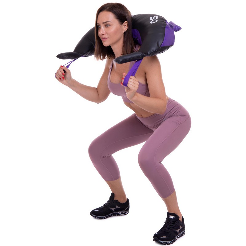 Мішок Болгарський Bulgarian bag Zelart FI-2623-5 5кг фіолетовий