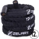 Канат для кросфіту в захисному рукаві Combat Battle Rope Zelart FI-2631-12 12м чорній