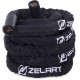 Канат для кросфіту в захисному рукаві Combat Battle Rope Zelart FI-2631-12 12м чорній