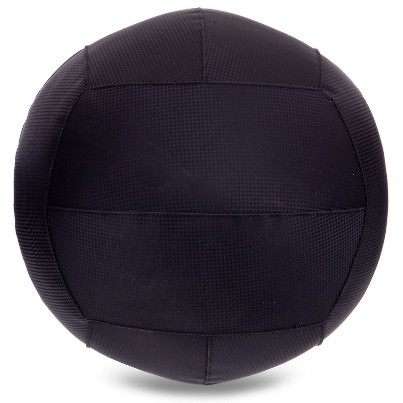 М'яч набивний медичний для кросфіту WALL BALL Zelart FI-2637-5 5кг чорний