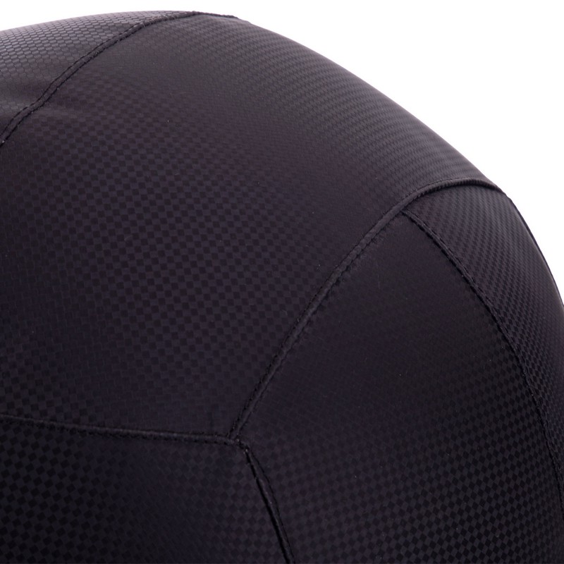 М'яч набивний медичний для кросфіту WALL BALL Zelart FI-2637-9 9кг чорний