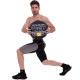 М'яч набивний медичний для кросфіту WALL BALL Zelart FI-2637-9 9кг чорний