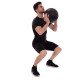 Слэмбол мяч набивной для кроссфита и фитнеса Slam Ball Zelart FI-2672-30 30кг чорний