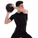 Слэмбол мяч набивной для кроссфита и фитнеса Slam Ball Zelart FI-2672-6 6кг чорний