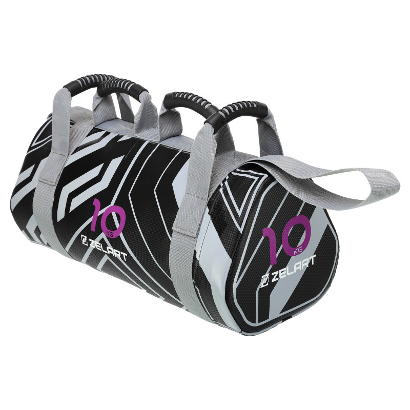 Мішок обтяжувач для функціонального тренінгу Power Bag Mdbuddy FI-2820-10 10кг чорний