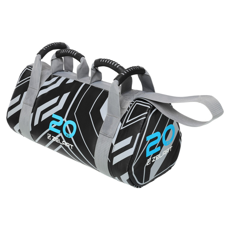 Мішок обтяжувач для функціонального тренінгу Power Bag Mdbuddy FI-2820-20 20кг чорний