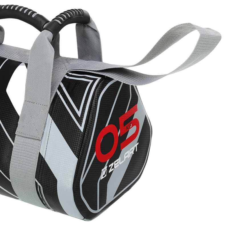 Мішок обтяжувач для функціонального тренінгу Power Bag Mdbuddy FI-2820-5 5кг чорний