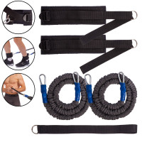 Повідець-амортизатор для швидкісних тренувань SP-Planeta LEG PRESS EXERCISER FI-3011 чорний-сірий