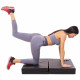 Килимок-мат спортивний складаний для вправ Exercise mat Zelart MAT FI-3564 розмір 180x60x5см чорний