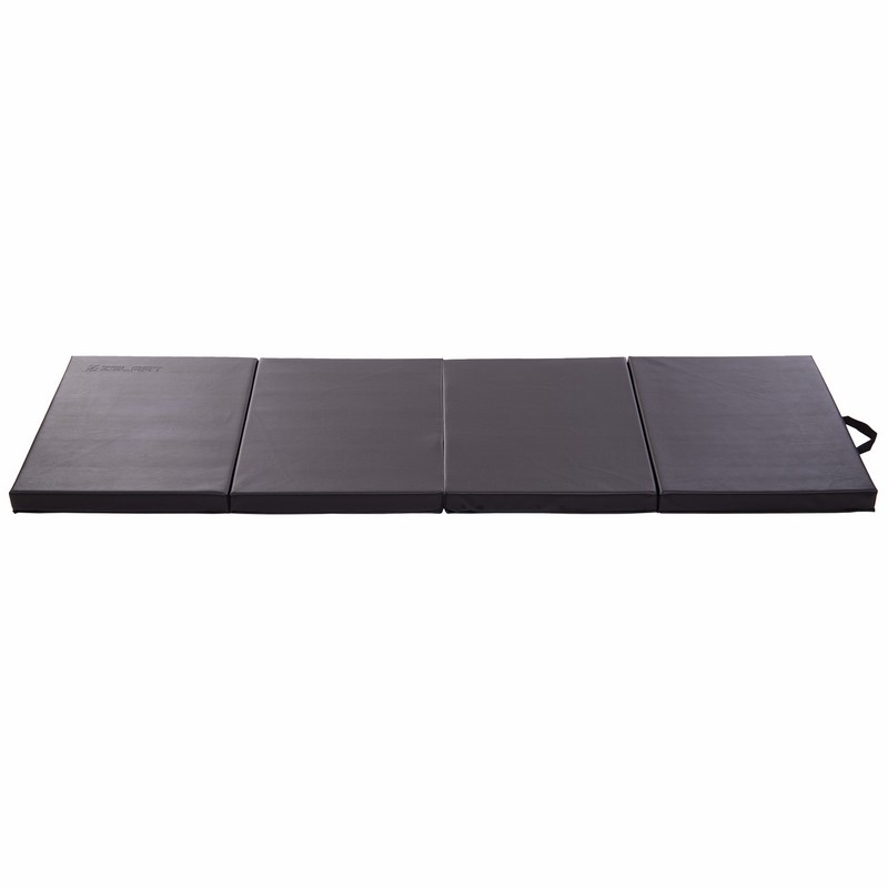 Килимок-мат спортивний складаний для вправ Exercise mat Zelart MAT FI-3564 розмір 180x60x5см чорний