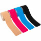 Кінезіо тейп нарізаний для обличчя та тіла Kinesio tape KTTP EXTREME FI-3627 20 штук кольори в асортименті