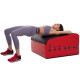Бокс пліометричний тумба для кросфіту Пліобокс Plyo box Zelart FI-3632 1шт 76-76-36/46см червоний-чорний