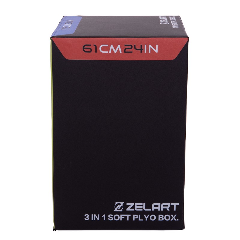 Бокс пліометричний тумба для кросфіту Пліобокс Plyo box Zelart FI-3633 1шт 75-61-51см чорний