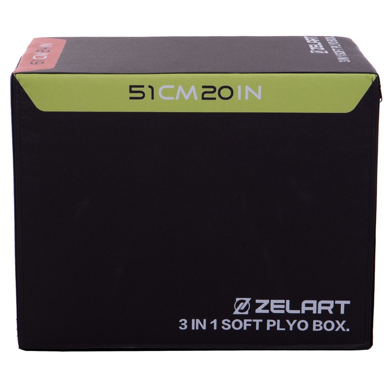 Бокс пліометричний тумба для кросфіту Пліобокс Plyo box Zelart FI-3633 1шт 75-61-51см чорний